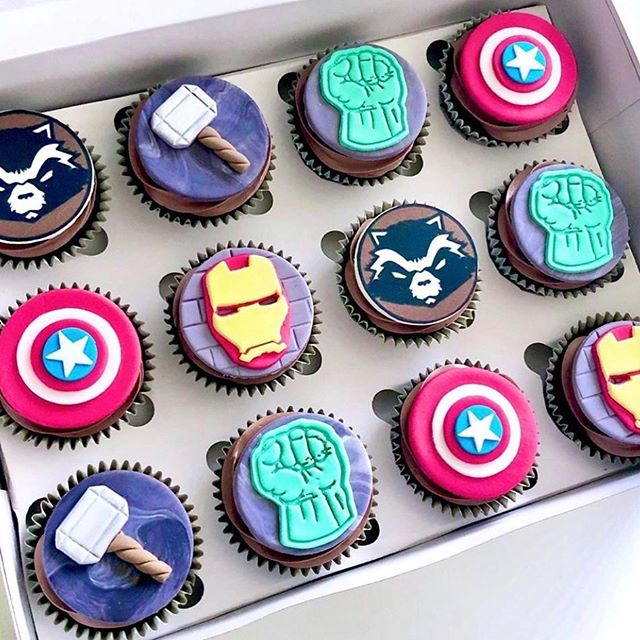 Superhero cupcakes 